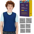 Disorders, Kids with and Fit Adjustable Compression with Special 24x42 Vest Supportive Supplies Processing Weight inches) Weighted Calming ADHD, and for (Large Sensory Autism,