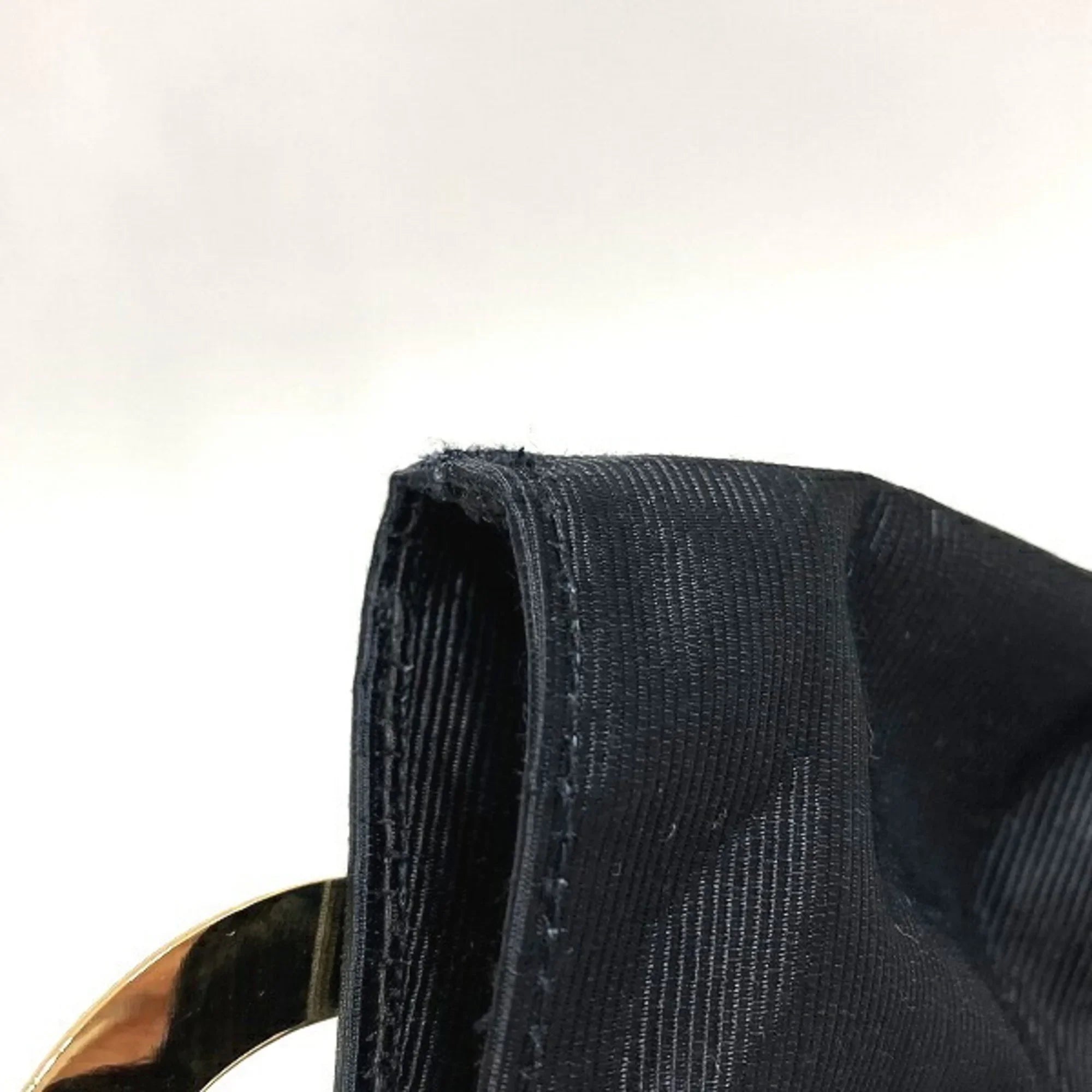 bag handbag (Good) circle mini CELINE Pre-Owned fittings nylon Celine metal ladies