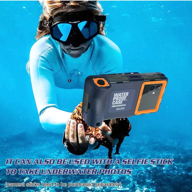 S62 for Inch Snorkeling Video Up Case Phones Cat UrbanX Underwater Swimming Protective Diving Lanyard all Professional Photo [15m/50ft] Waterproof with Housing Surfing to And LCD 6.9