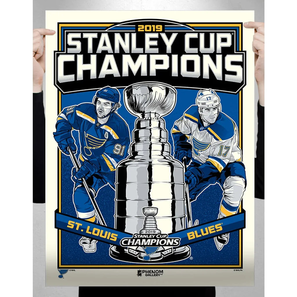 Print Gallery 18'' Art Champions Phenom Stanley x Poster Louis Edition 24'' Limited St. Blues 2019 Serigraph Cup