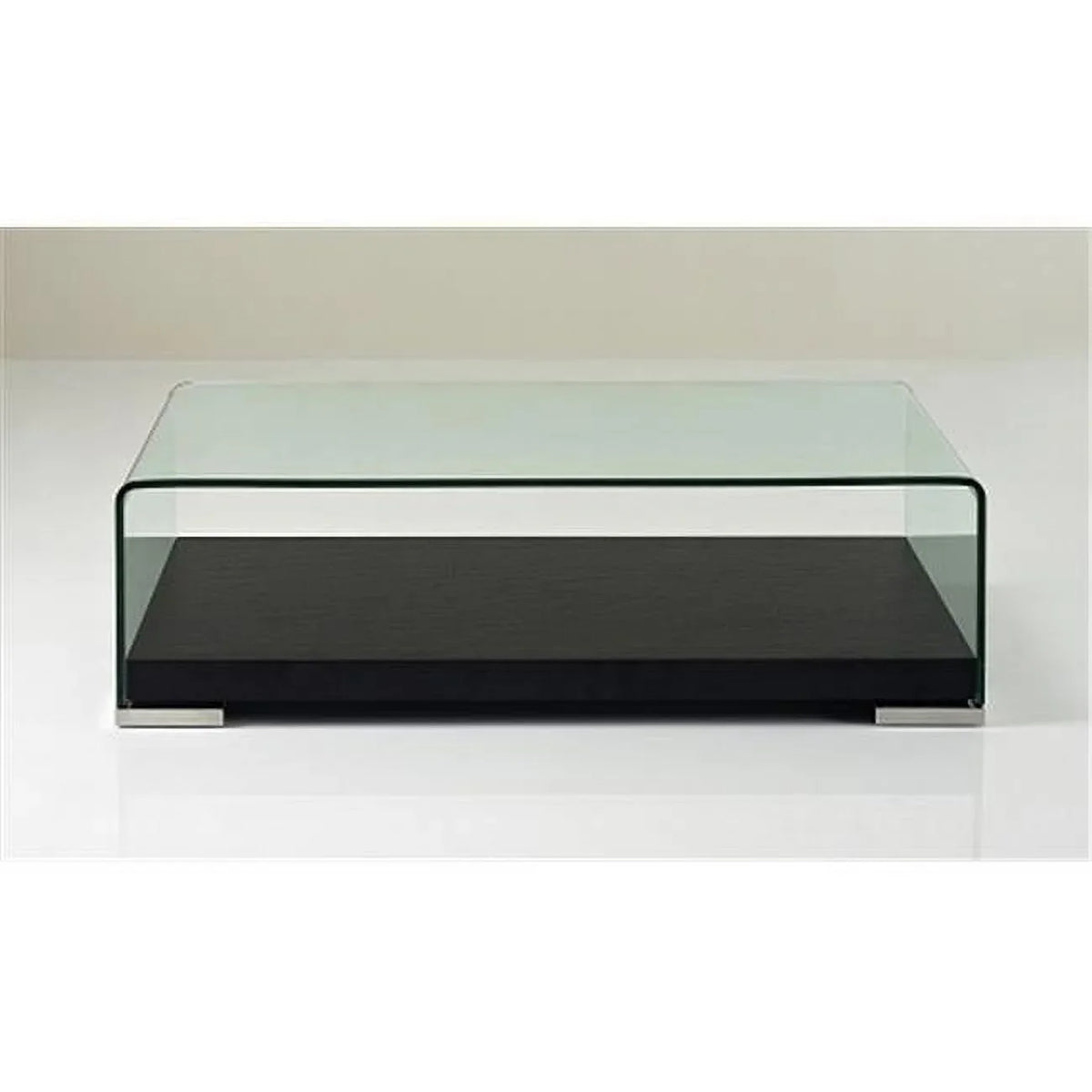 Coffee & Dark 159A Modern - Oak Glass Table