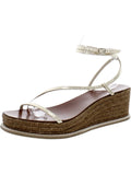 Drive Jimmy Choo Sandals 60 Toe Wedge Leather Womens Open