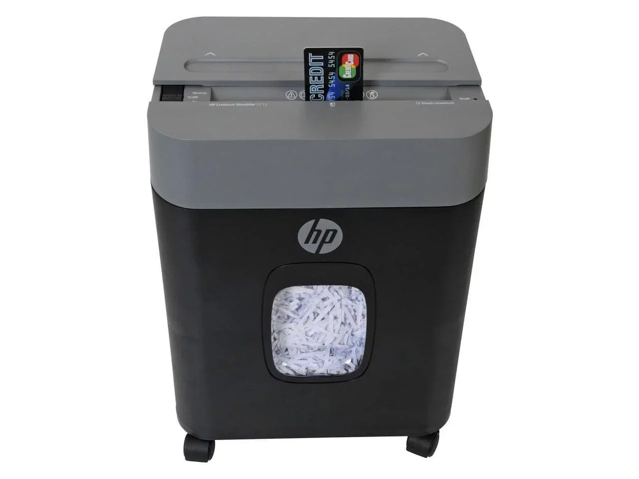 Per 3.40 Credit Card, shredding 12 gal 2 Cut - - Royal Wastebin Down Run Time 8.75" Minute - CC12 - Pass - - Throat Cross Paper, Cool - Staples, Shredder Envelope for Minute 30 Time Paper Capacit