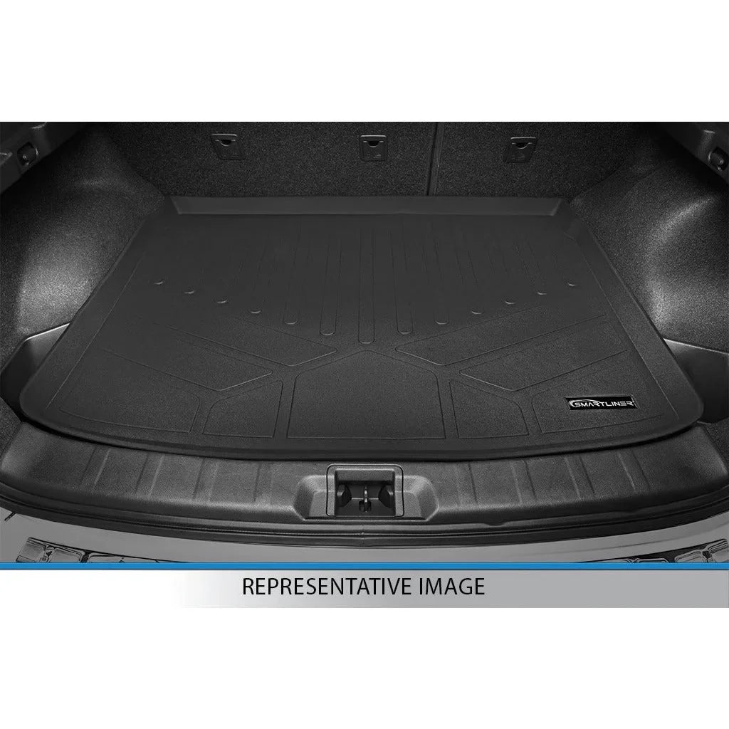 Trunk Forester Floor All SMARTLINER Fit Liner 2014-2018 Custom Compatible Subaru Cargo With Weather Mat