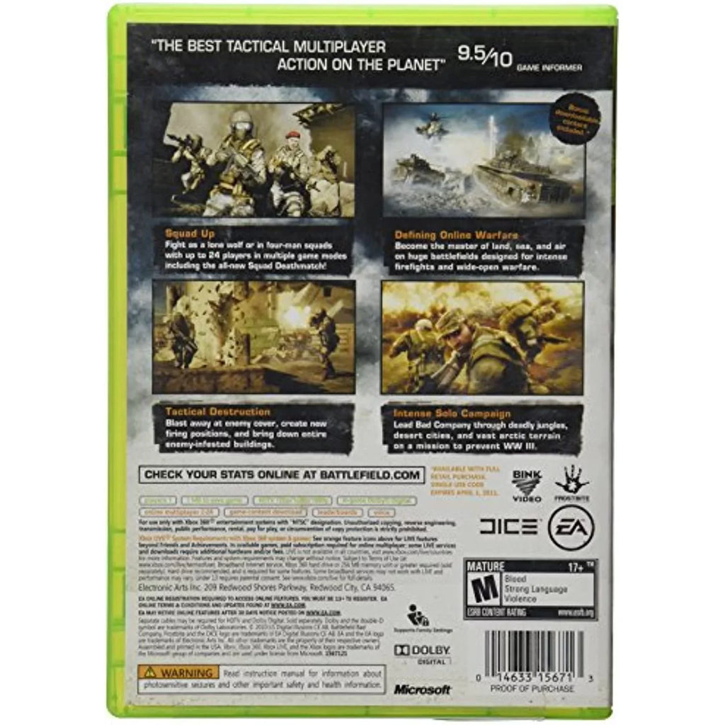 Xbox Battlefield Company 2 360 - Bad