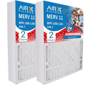AIRX 2 to MPR 11 by Pack AIR. with Lennox CLEAN FILTERS FPR Filter 7 WICKED Compatible MERV 1200 & Comparable 16x25x5 Air 1000, X0583 MPR Air Filter