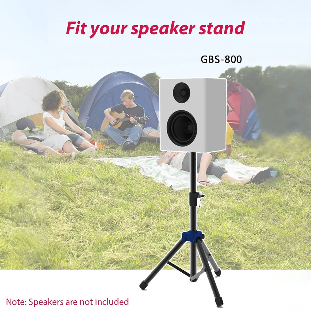 Bracket, Duty for with Telescoping Triangle Speakers Speaker Studio point Carevas Height, Stand Base Three Heavy