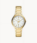 Fossil Three-Hand Ashtyn Steel Stainless Date Watch BQ3740 Gold-Tone