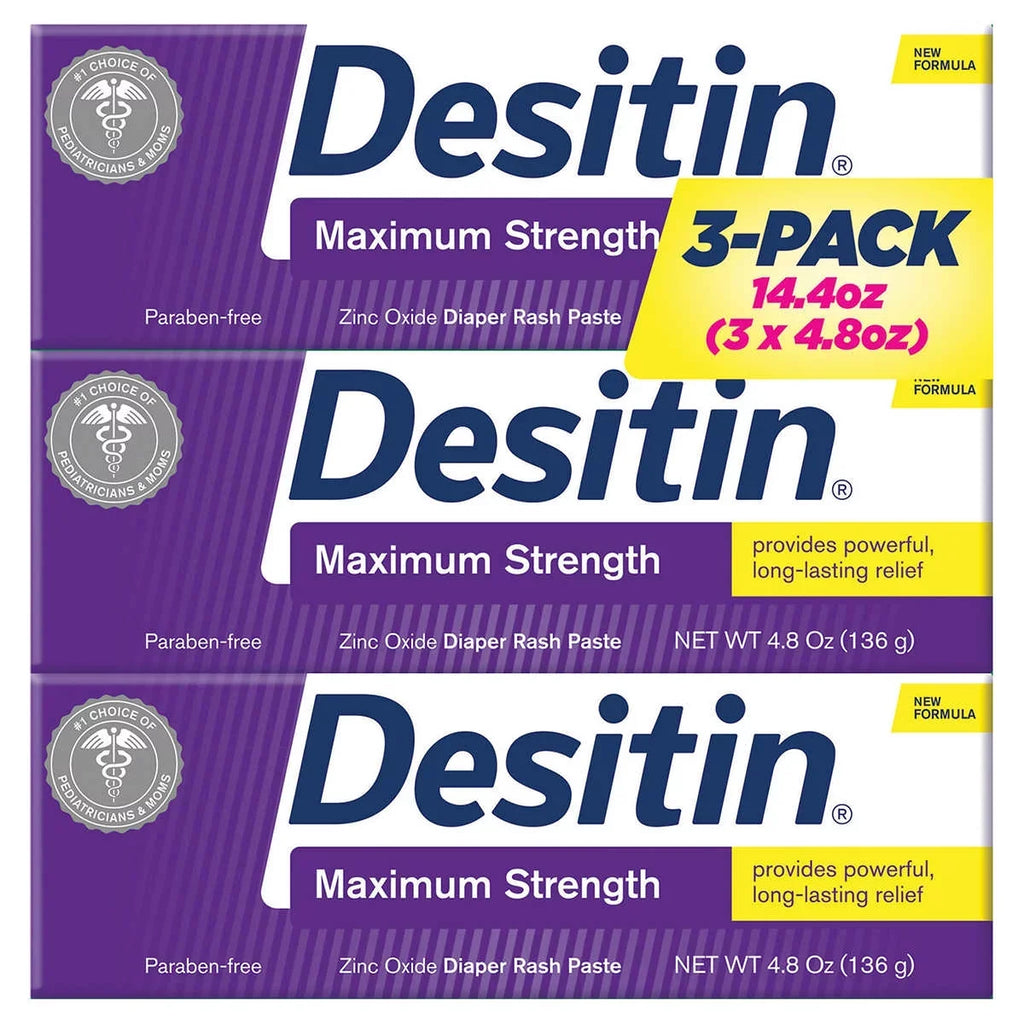 Original Maximum 3 Rash Diaper Paste, Baby Strength Desitin pk./4.8 oz.