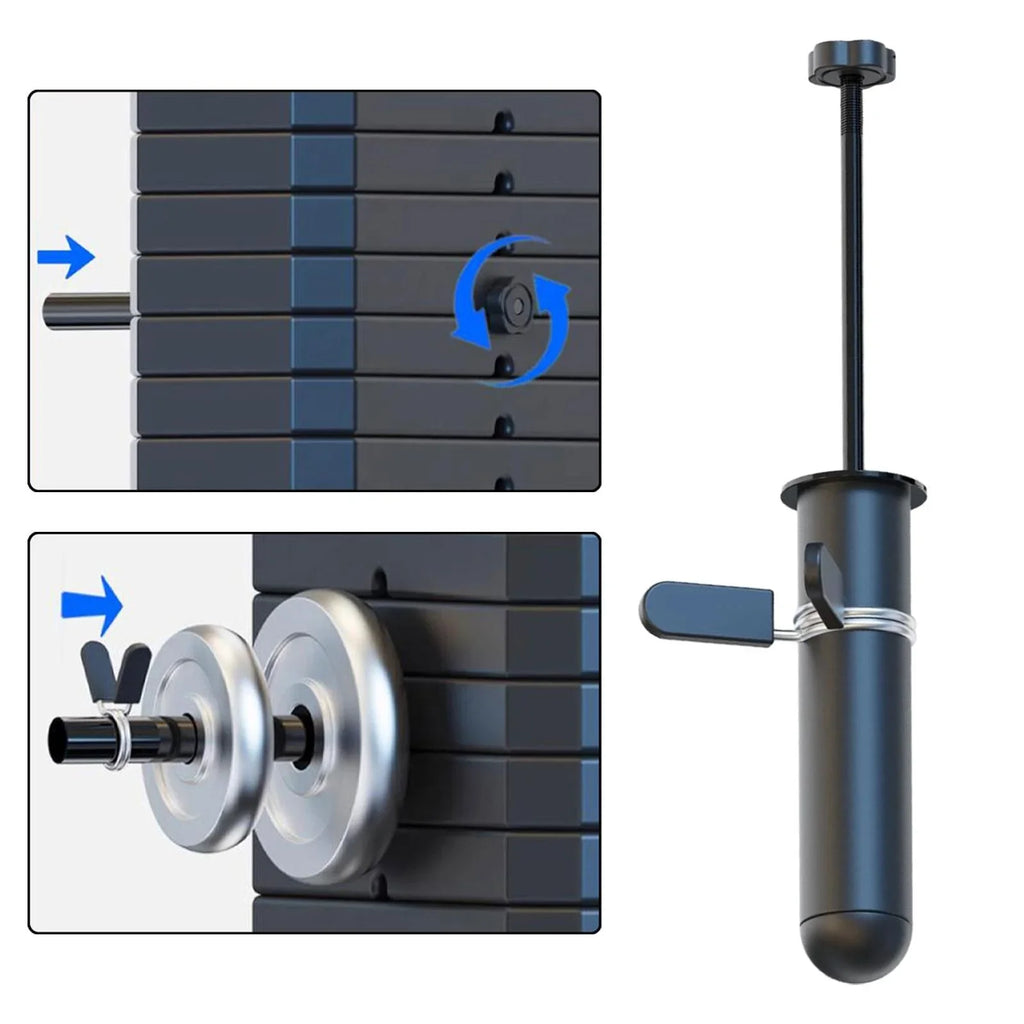 Pin for Barbell 200mm Pin Storage Weight Stack Weight Add Barbell Weightlifting Parts Holder Steel Weight Loading Tnarru Gym Plate Workout
