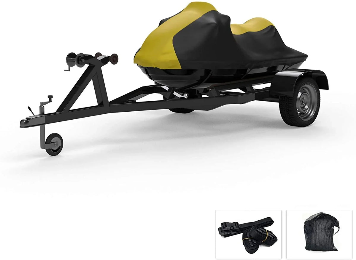 300LX - Rays, Yellow/Black Bag Storage Protects and 2011-2013 Color Jet More! from Weather UV Ultra All - Ski Trailer - Straps for Covers Trailerable Includes Kawasaki Sun, Weatherproof - Rain, and