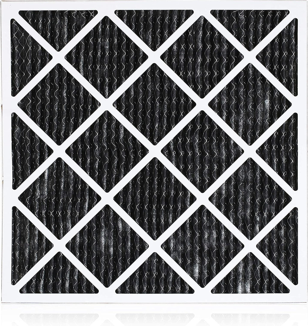 Carbon Furnace Pleated with (3-Pack) Filters Air MERV 8 Activated Odor 16x20x1 AC Eliminator Filterbuy HVAC
