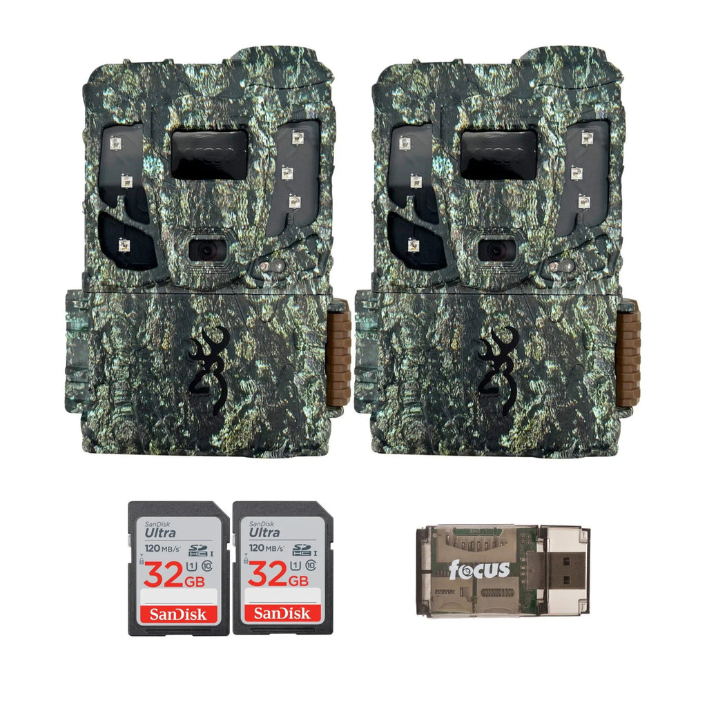 HD Pro Trail w/32GB 2PK Extreme Max M/Card Browning Reader & Scout Camera