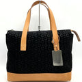 macadam tote C fashion USED ladies handbag Pre-Owned bag 1 (Good) leather suede MC00 CELINE black