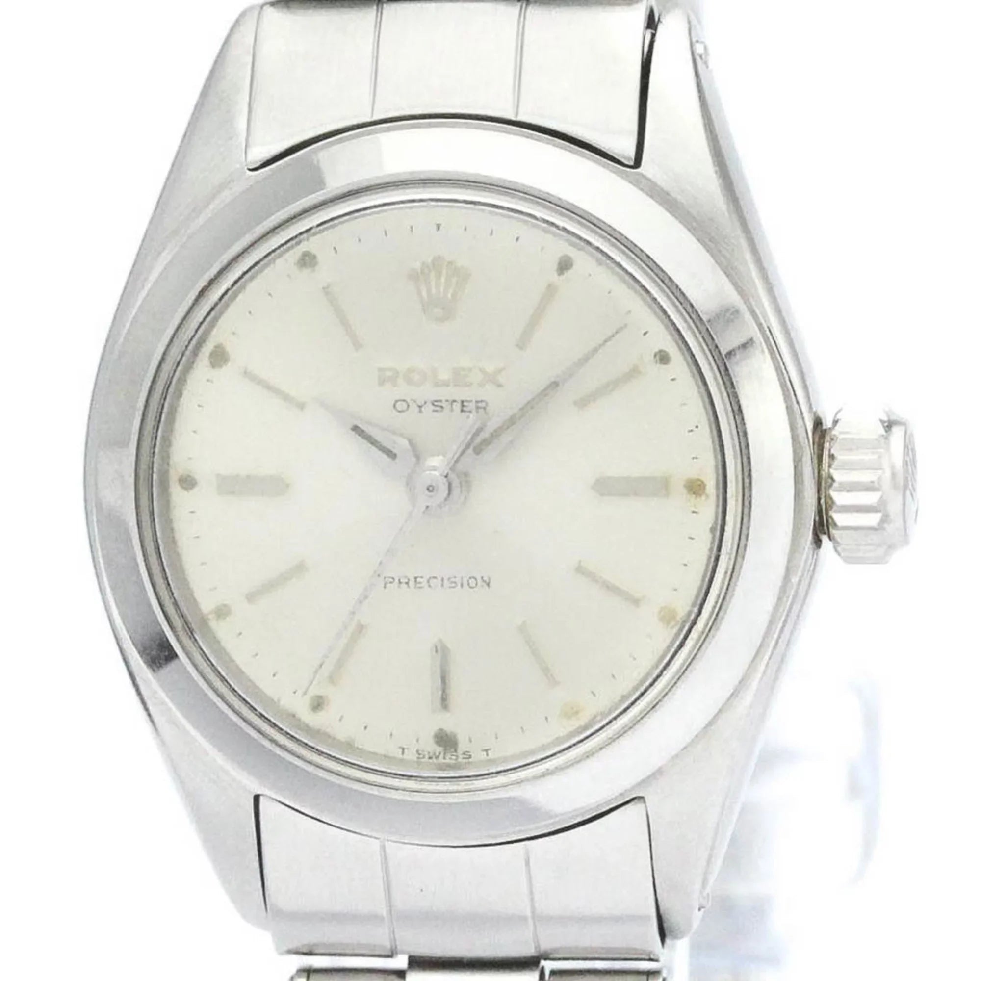 6410 BF563332 (Fair) Ladies Hand-Winding Steel ROLEX Watch Pre-Owned Vintage Precision Oyster