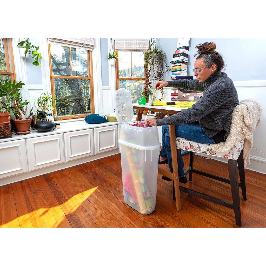Wrap Container, Clear, Rubbermaid Craft N' Single Plastic Paper Wrapping