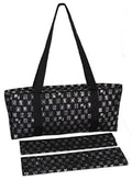 Soft and Silver included) Replacement Direct - wraps Soft bag, tiles, two trays, Case Case, includes matching MJ Designer Black a not Jongg Logo (Replacement and Only racks & Mah bonus pushers