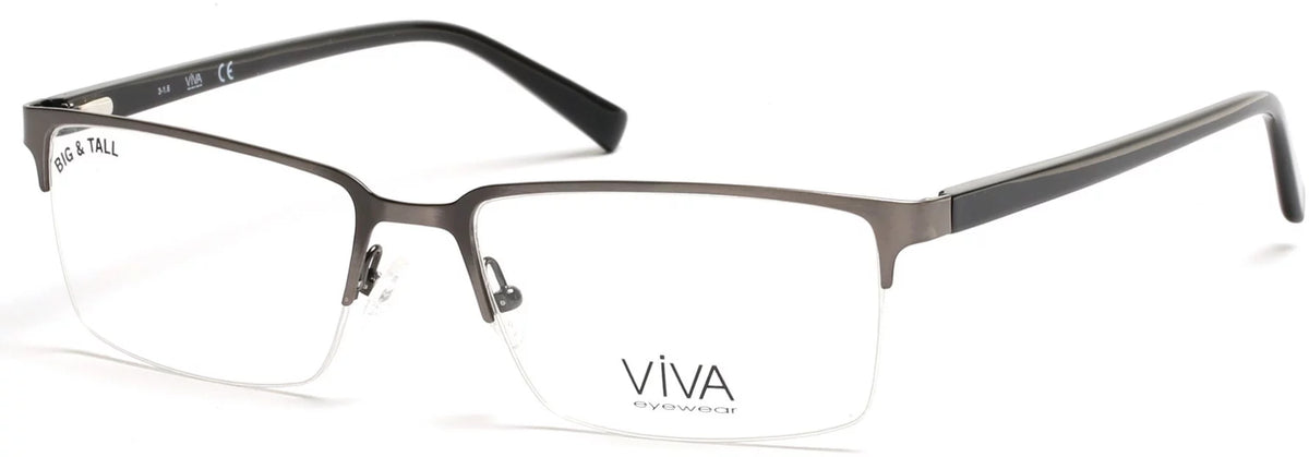 Matte Glasses- Size VV4025 Men's Gray Viva Gun Metal 009