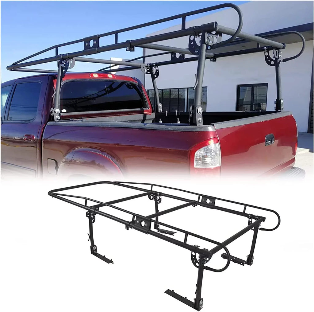 Kojem Rack Long Ladder Adjustable Bed 1000 Inch Lumber Contractors Universal 60 Bar Pickup Rack Over-Cab Kayak Cab Truck LBS Side