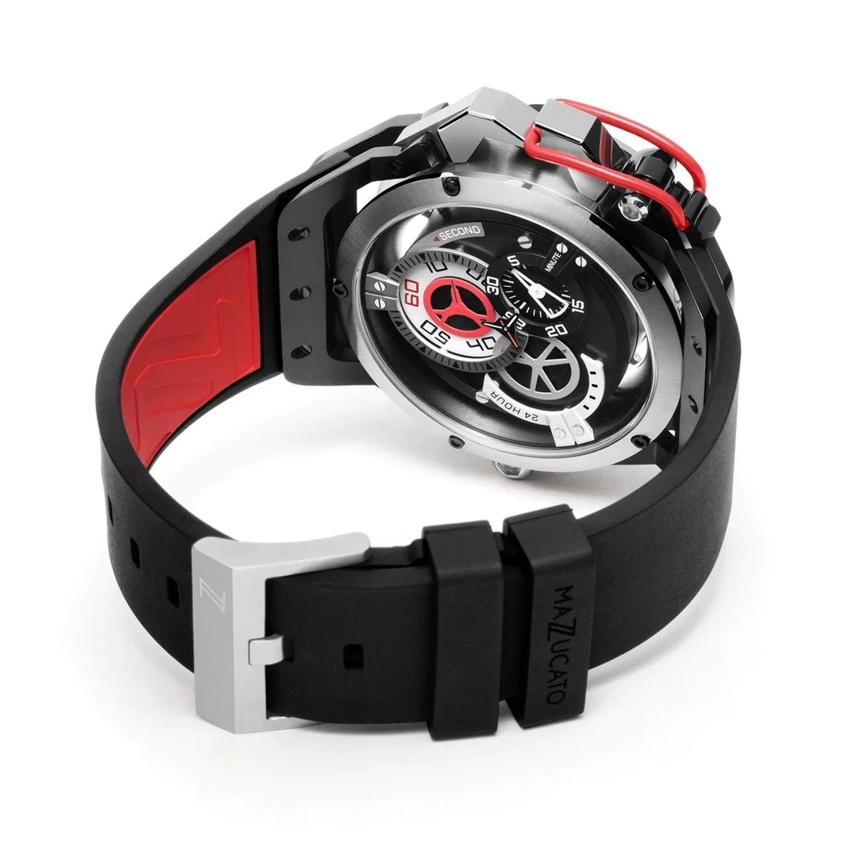 Automatic Mazzucato RIM Black Red Reversible