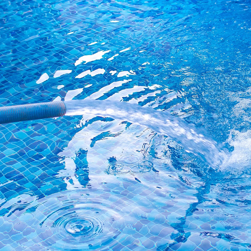 33ft Flat ID Lightweight for Hose Hose Lay Discharge Swimming Pool Reinforced Backwash PVC 2"