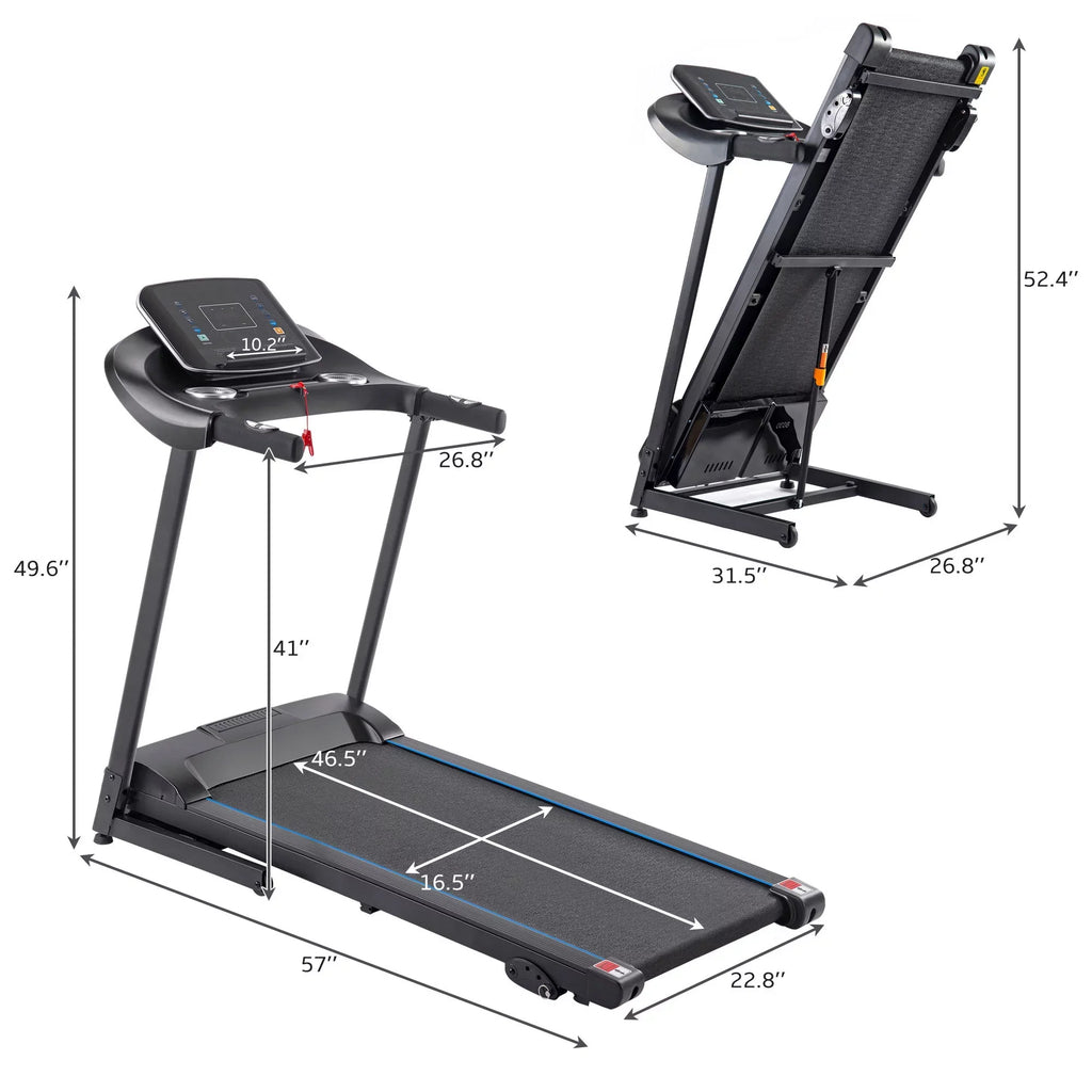Electric Motorized with for 10 aixvx Speakers, Max. Home and Treadmill Incline MPH Audio Gym